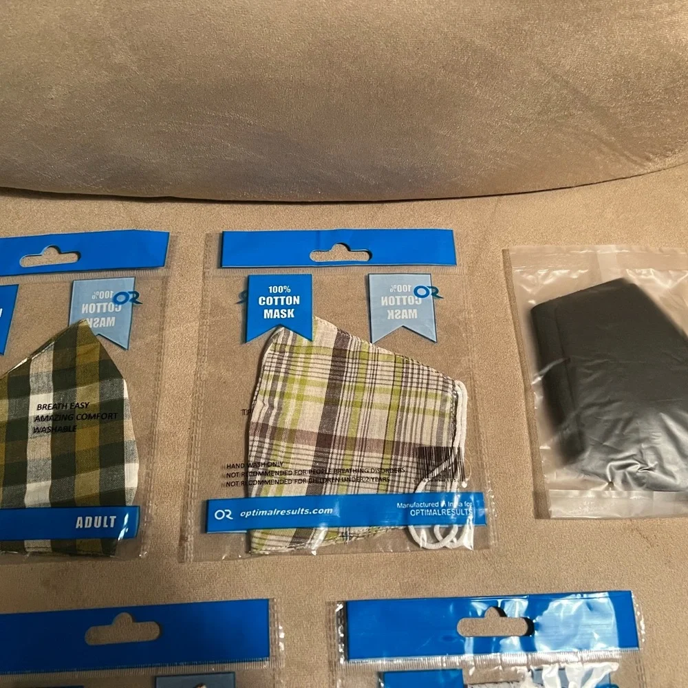 Brand new set of 5 face masks